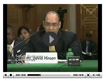 Director Hinson Video Testimony