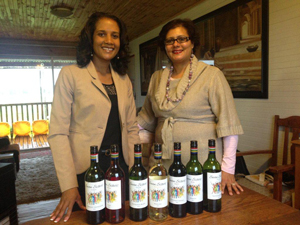 Candace Shiver, MBDA&#39;s Special Advisor to the National Director, meets with Vivian Kleynhans, CEO of Seven Sisters Wines
