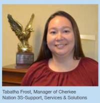 Tabatha Frost, Manager of Cherkee  Nation 3S-Support, Services & Solutions