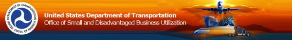 Department of Transportation Disadvataged Business Enterprise Header
