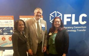 MBDA Candace Shiver and Demetria Gallagher with Federal Labs Chair Zielinski