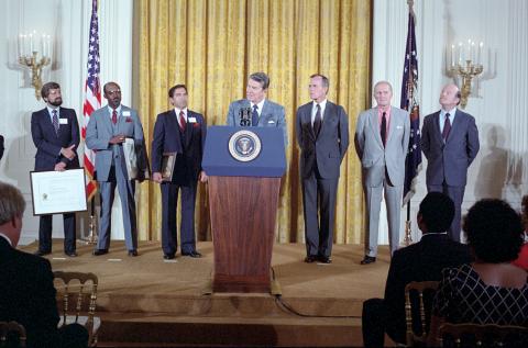Ronald Reagan White House Ceremony
