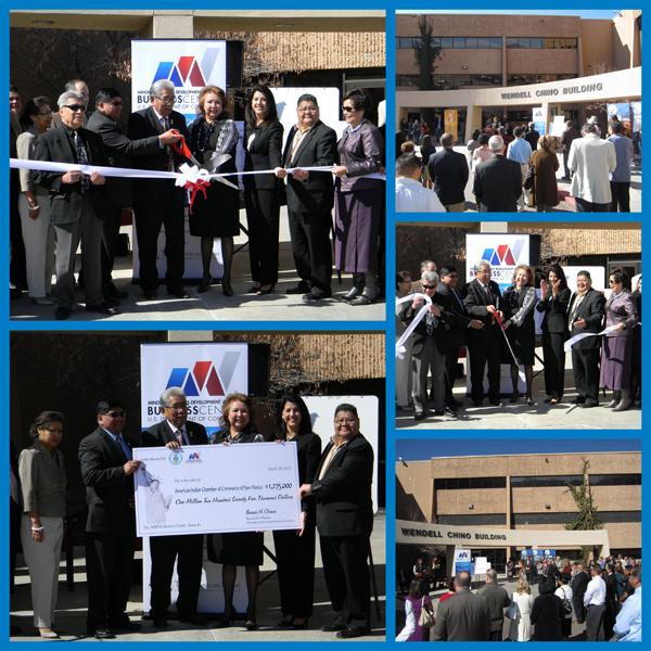 The Minority Business Development Agency (MBDA) held a ribbon cutting ceremony today to announce the creation of a new business center to be housed at the State of New Mexicoâs Indian Affairs Department (IAD)