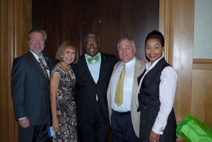 PICTURE (From L to R):  Rolf Lundberg, International Franchise Association Elizabeth Kautz, Mayor of Burnsville, Minn. Sly James, Mayor of Kansas City, Mo. Lou Mosca, COO of American Management Services Joann Hill, Chief, Supervisory Business Development 