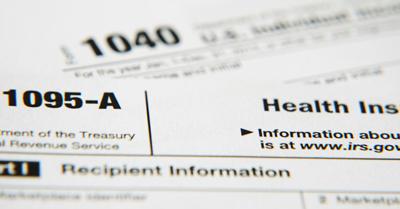 1095-A, 1040 Tax forms