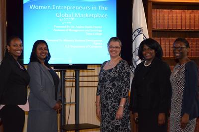 Women&#039;s History Month Event Planners and Dr. Andrea E. Smith-Hunter