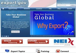 Export.gov Screenshot