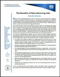 The Benefits of Manufacturing Jobs