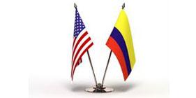 US Colombia Flags